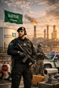 أمن وحماية منشآت السعودية