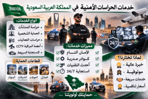 خدمات الحراسات الأمنية بالسعودية