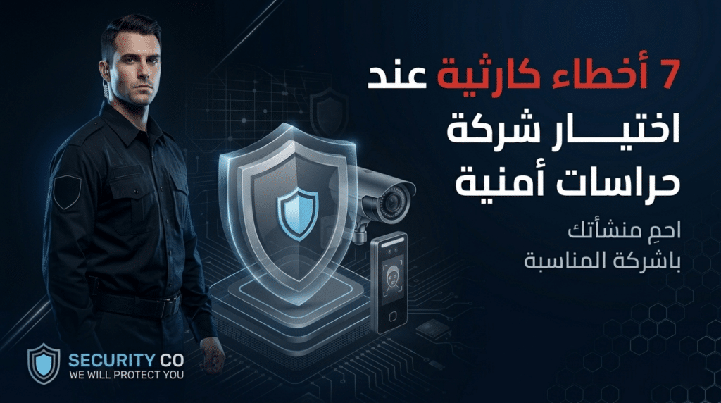 7 أخطاء كارثية عند اختيار شركة حراسات أمنية