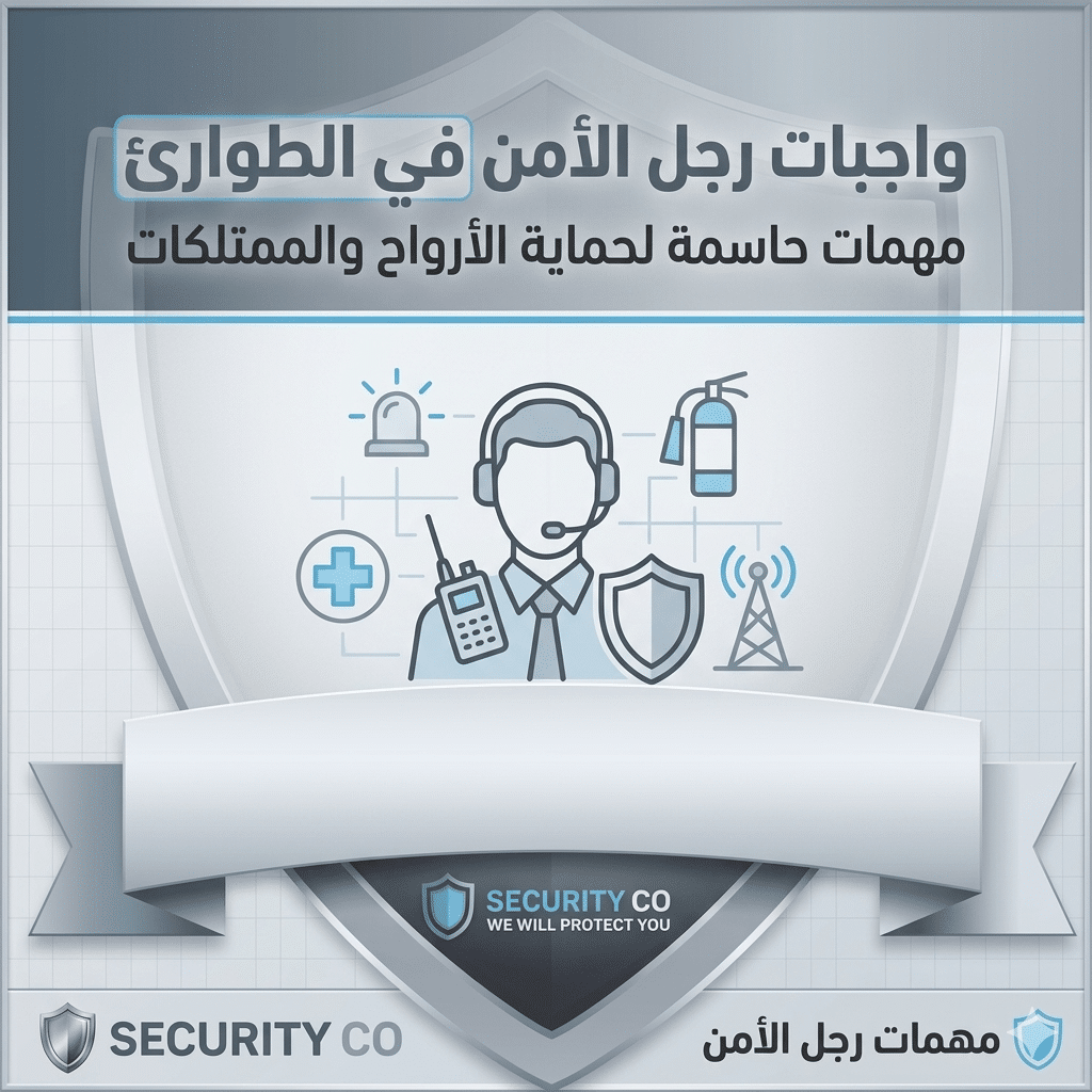 واجبات رجل الامن في الطوارئ : مهمات حاسمة لحماية الأرواح والممتلكات