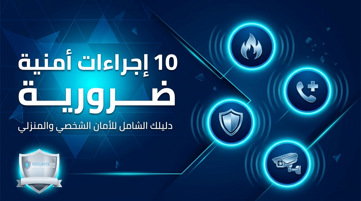 10 إجراءات أمنية ضرورية أوقات الطوارئ – دليل قوي لحماية حياتك وممتلكاتك