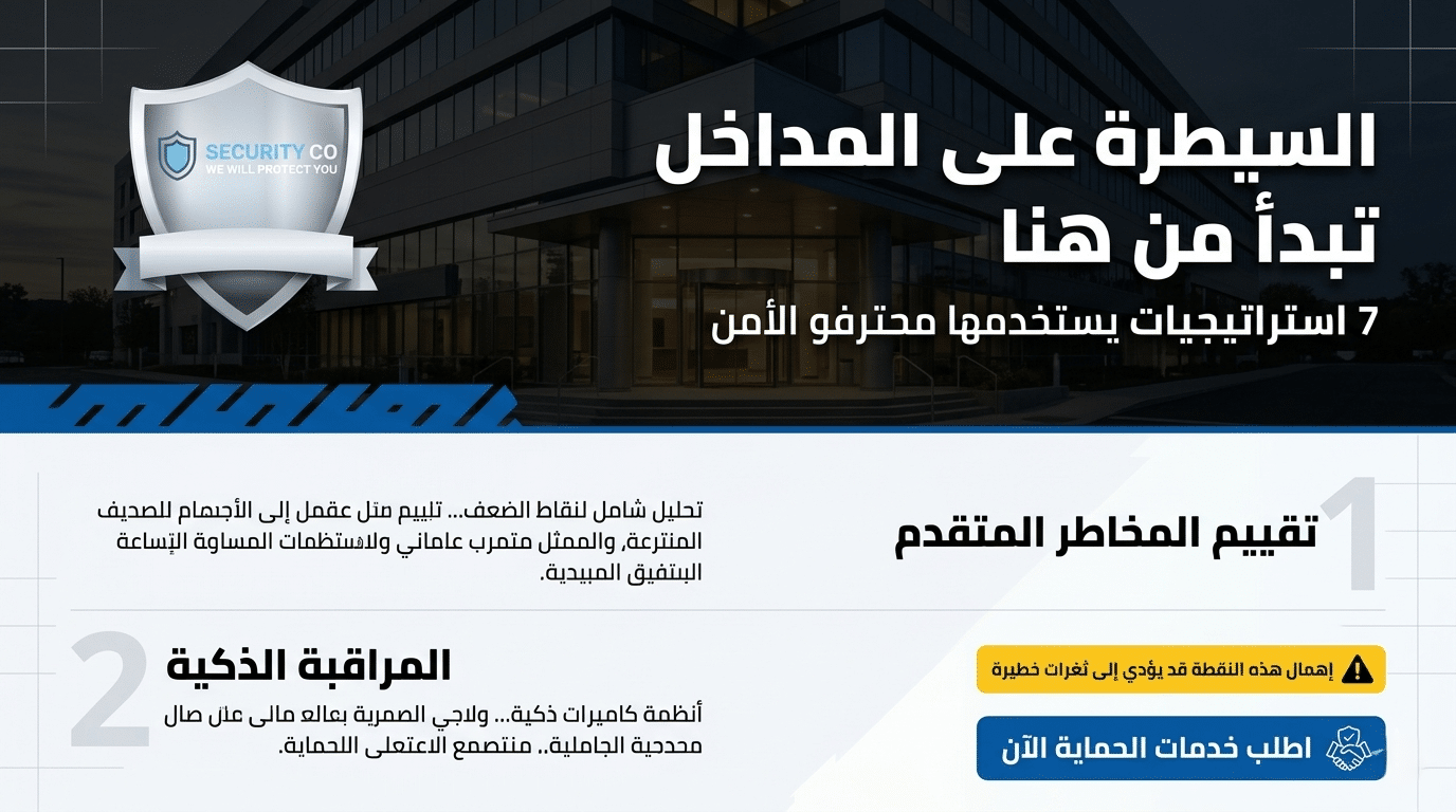 كيف يسيطر حارس الأمن على مداخل أي موقع 7 استراتيجيات احترافية تضمن أقصى درجات الحماية