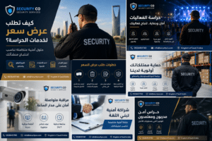 عرض سعر لخدمات الحراسة من شركة سكيورتي كو