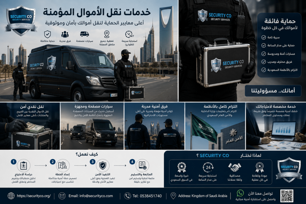 خدمات نقل الأموال المؤمنة في السعودية