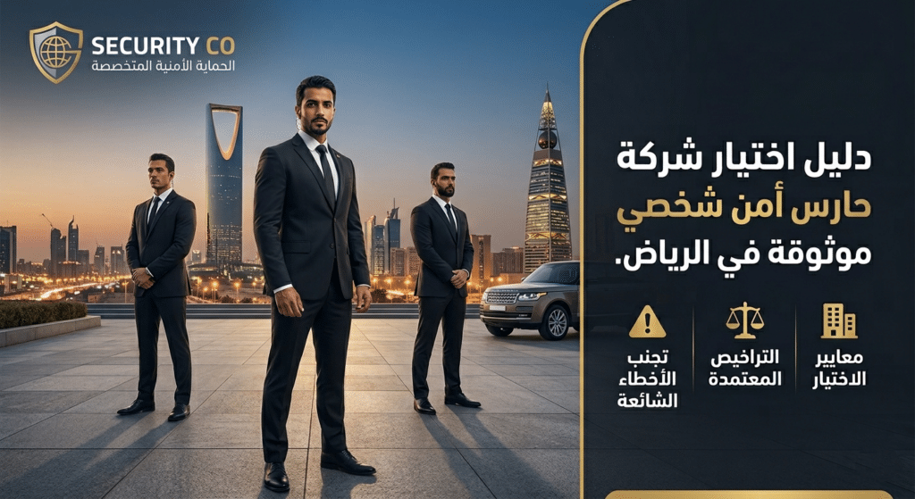 كم تكلفة حارس الأمن الشخصي في الرياض؟